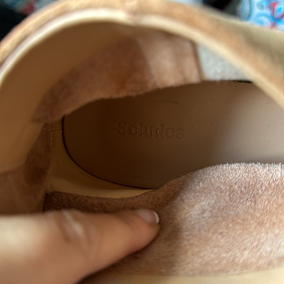 Soludos Venetian Tan Suede Ankle Booties - Picture 10 of 13